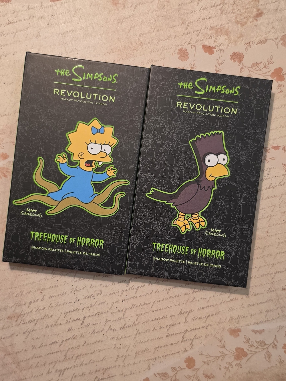 The Simpsons x Revolution Treehouse of Horror Eyeshadow Palette - Black